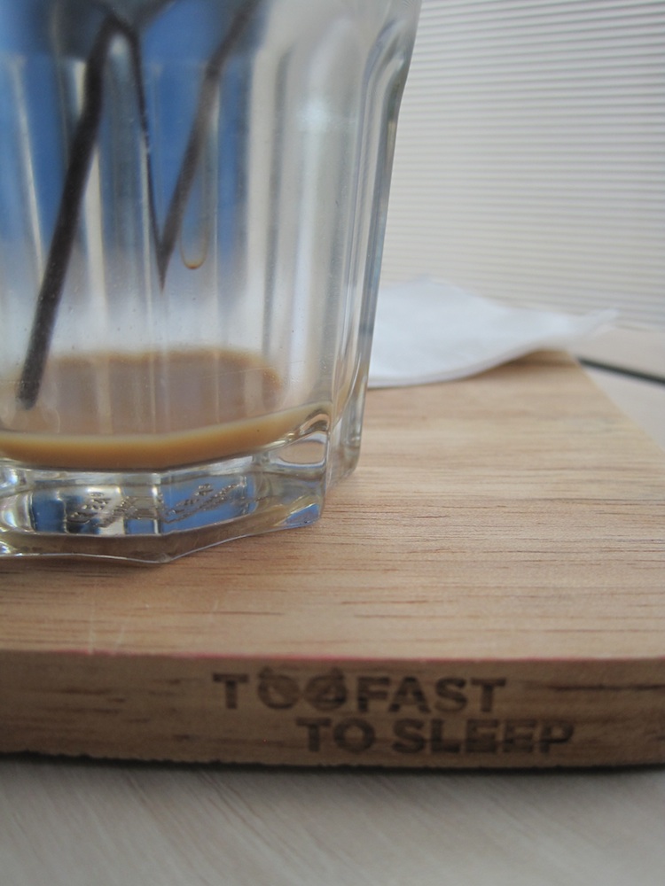 Too Fast Thai coffee glass