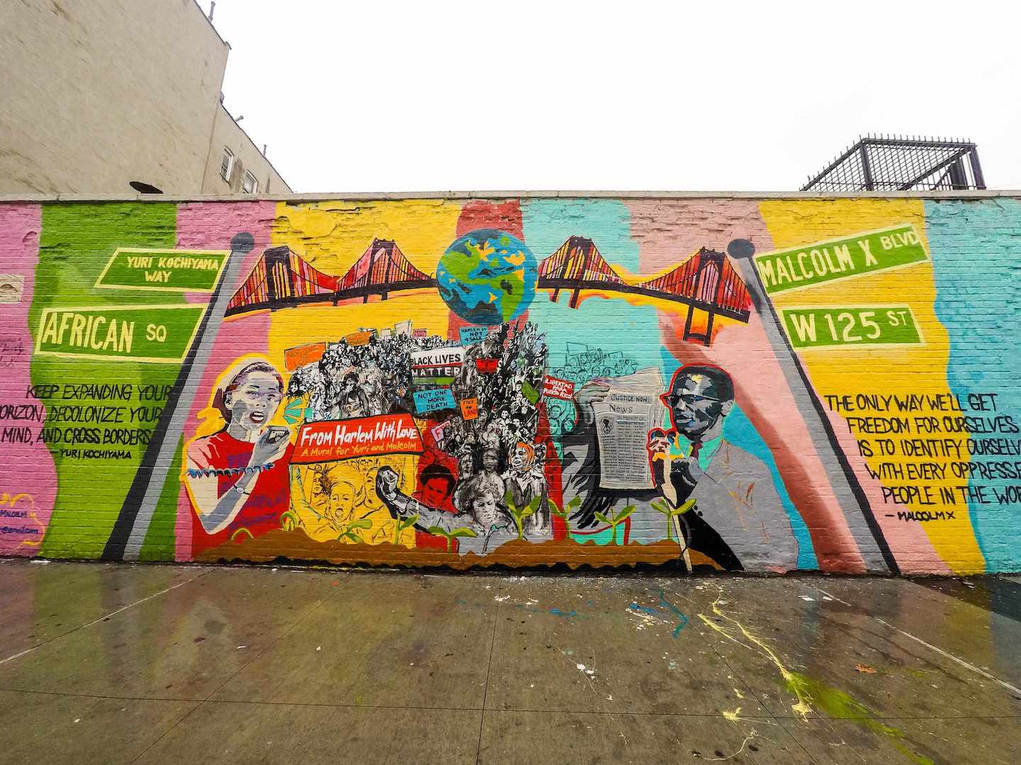 Street mural in New York City